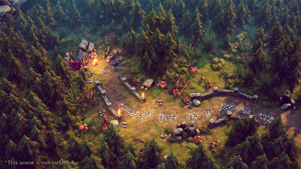 Top Down - Fantasy Forest