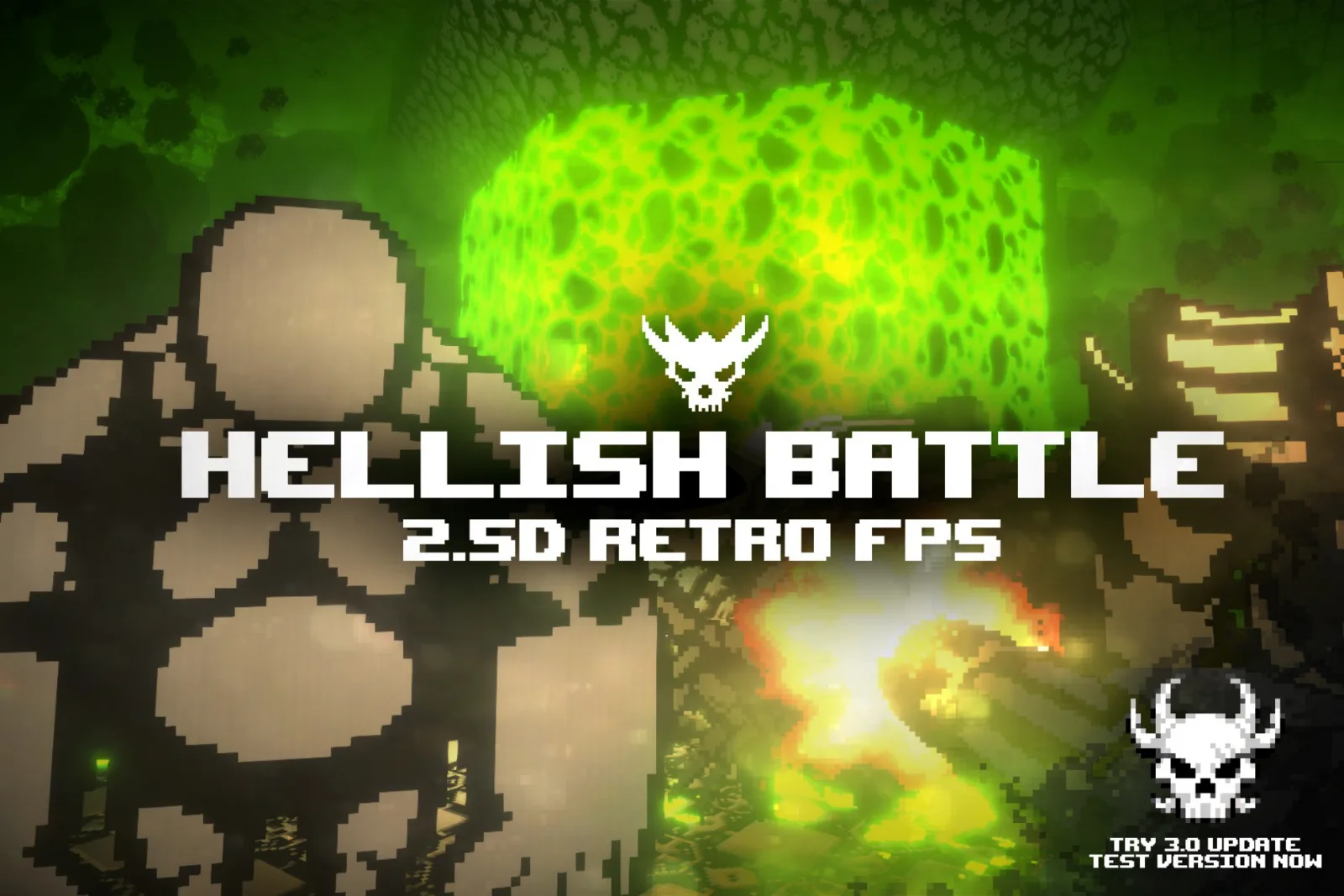 Hellish Battle - 2.5D Retro FPS