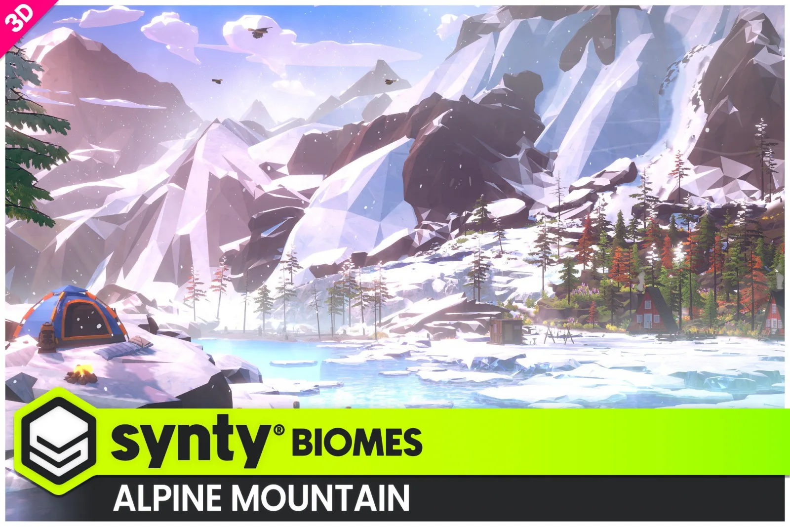 POLYGON - Alpine Mountain - Nature Biomes - 3D Environment Art by Synty