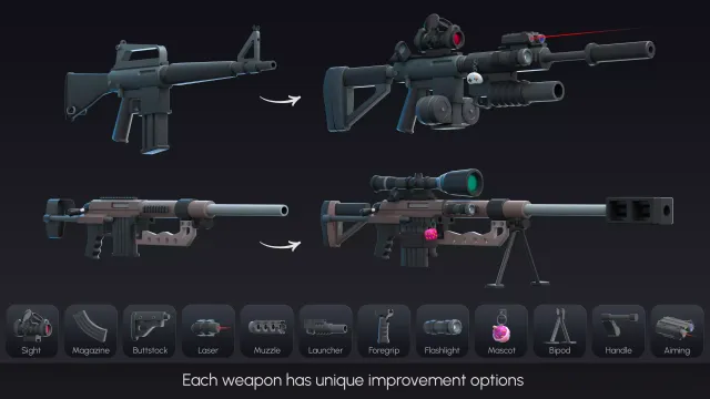 Firearms - Low Poly 3D Models Pack