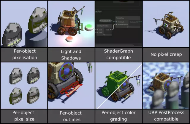 ProPixelizer - Realtime 3D Pixel Art