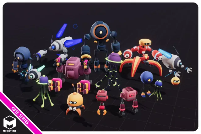 Robots Ultimate Pack 01 Cute Series