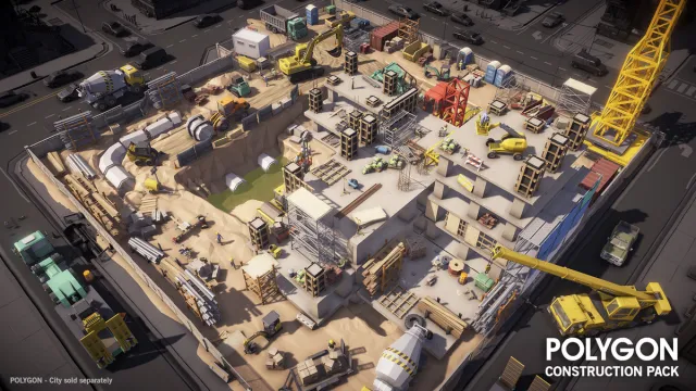 POLYGON - Construction Pack - Art by Synty