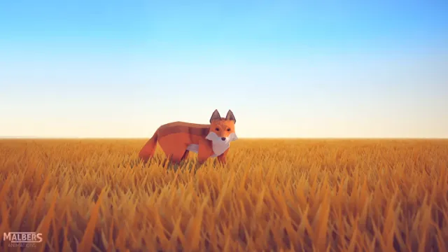 Poly Art: Fox