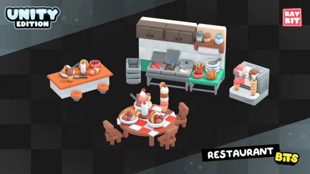 KayKit - Restaurant Bits (for Unity)