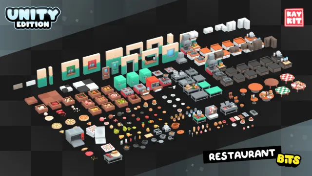 KayKit - Restaurant Bits (for Unity)