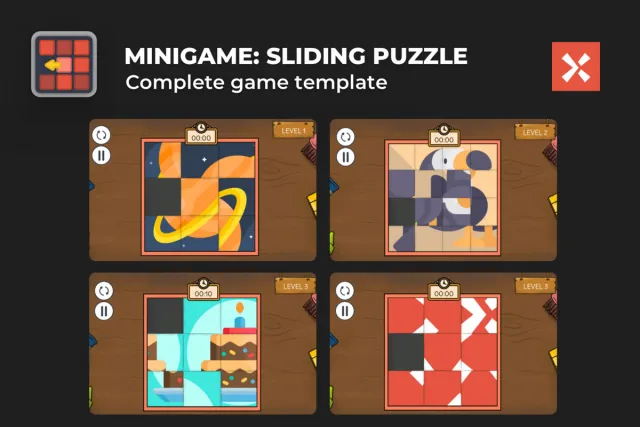 Sliding Puzzle Game Template