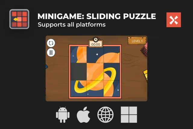 Sliding Puzzle Game Template