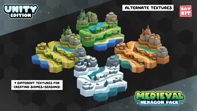 KayKit - Medieval Hexagon Pack