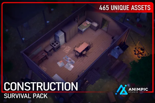 POLY - Mega Survival Construction Kit (SRP, URP, HDRP)