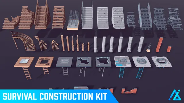 POLY - Mega Survival Construction Kit (SRP, URP, HDRP)