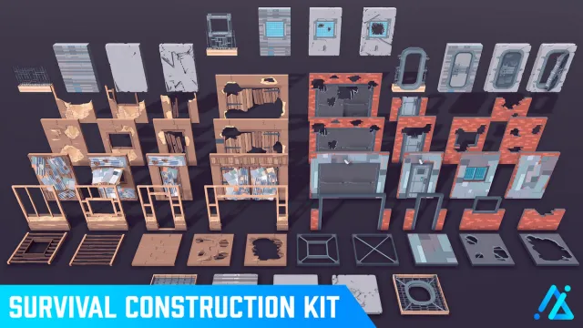 POLY - Mega Survival Construction Kit (SRP, URP, HDRP)