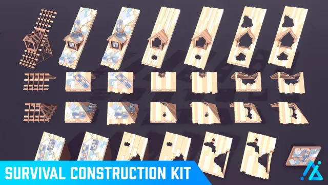 POLY - Mega Survival Construction Kit (SRP, URP, HDRP)