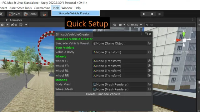 Sim-Cade Vehicle Physics