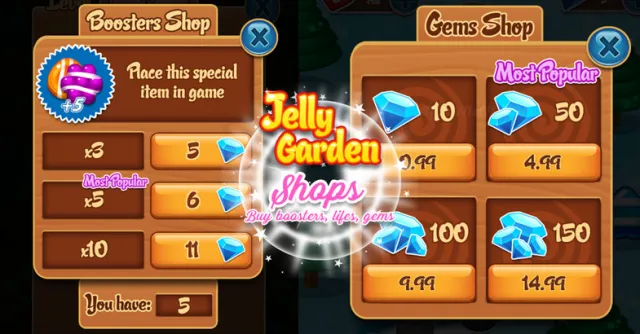 Match 3 Jelly Garden Kit