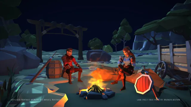 Low-Poly Medieval Fantasy Heroes - Basic Pack