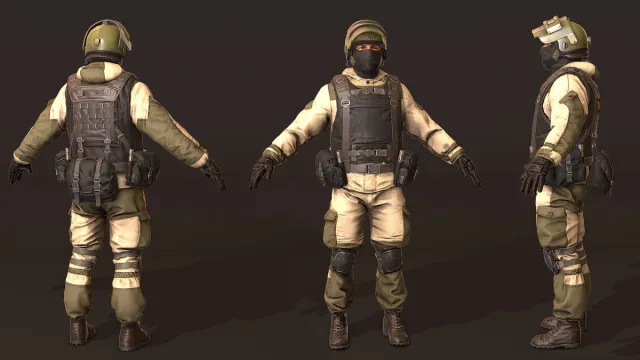 Russian Soldier Camo Pack