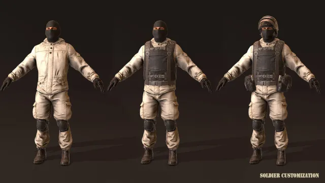 Russian Soldier Camo Pack