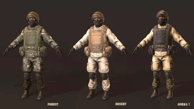 Russian Soldier Camo Pack