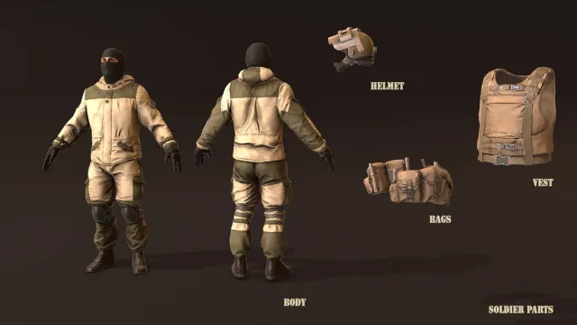 Russian Soldier Camo Pack