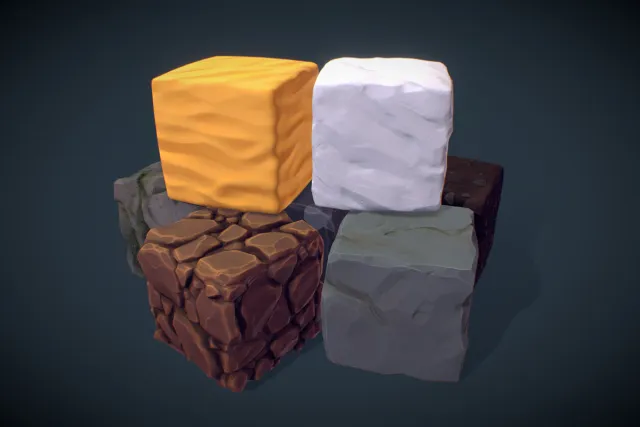 Cube Bundle - PBR Handpainted Series