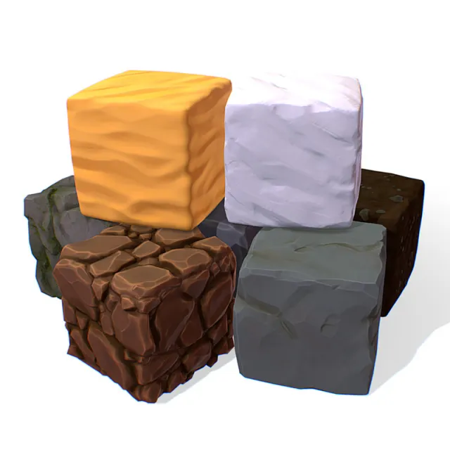 Cube Bundle - PBR Handpainted Series