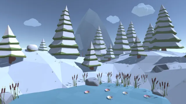 Low Poly Vegetation & Forest Pack