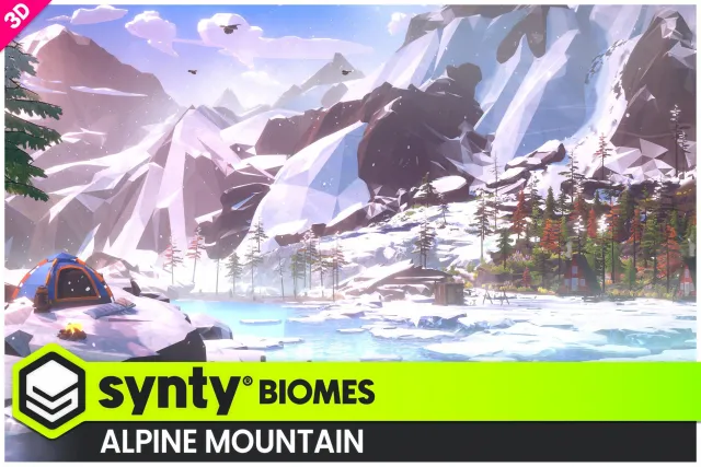 POLYGON - Alpine Mountain - Nature Biomes - 3D Environment Art by Synty