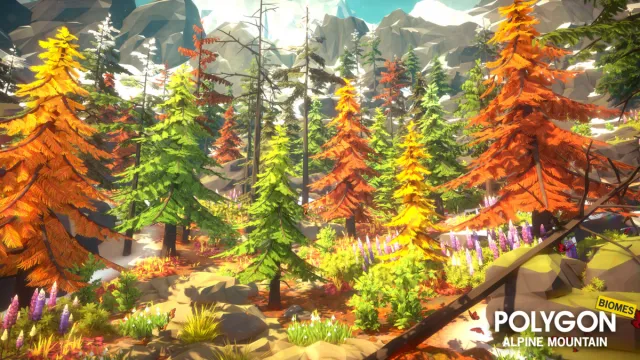 POLYGON - Alpine Mountain - Nature Biomes - 3D Environment Art by Synty