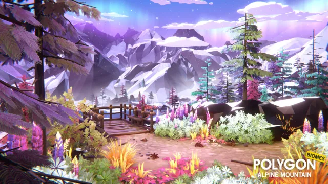 POLYGON - Alpine Mountain - Nature Biomes - 3D Environment Art by Synty