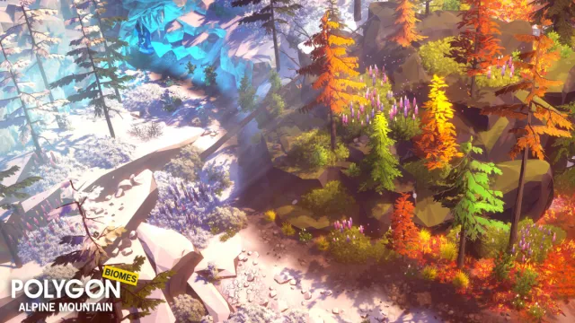 POLYGON - Alpine Mountain - Nature Biomes - 3D Environment Art by Synty