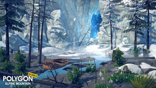 POLYGON - Alpine Mountain - Nature Biomes - 3D Environment Art by Synty