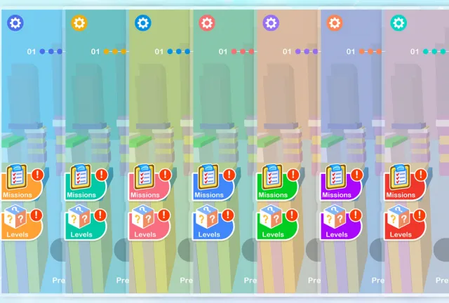 Casual Puzzle Game UI Pack