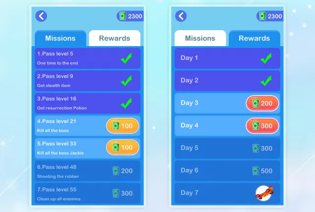 Casual Puzzle Game UI Pack