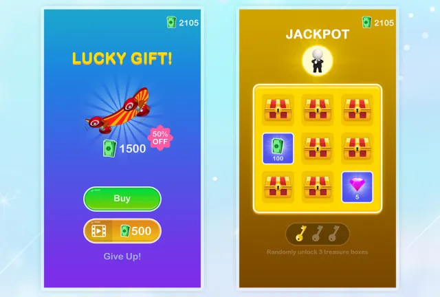 Casual Puzzle Game UI Pack