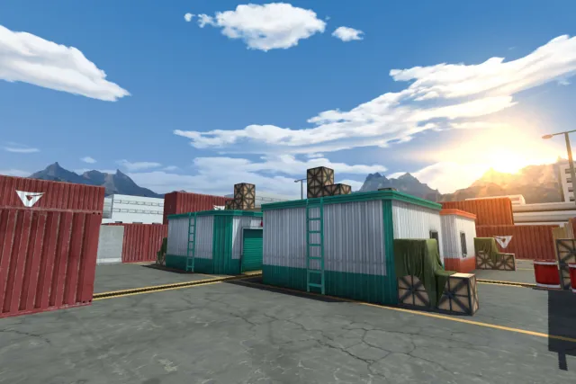 Mobile FPS Game Environment & Assets, ice world map