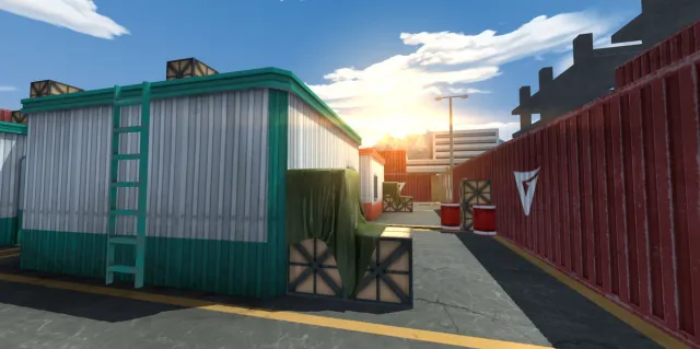 Mobile FPS Game Environment & Assets, ice world map