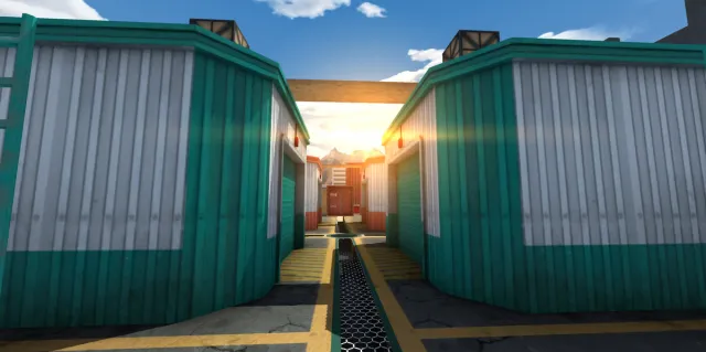 Mobile FPS Game Environment & Assets, ice world map
