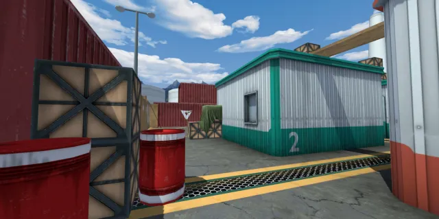 Mobile FPS Game Environment & Assets, ice world map